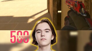 Donk的冷静沙鹰瞄准，轻松爆头