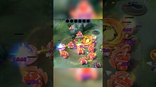 MINIONS WAR - Alice vs 100 Minions No Item With Purple Buff - Mobile Legends | Strombolo #short