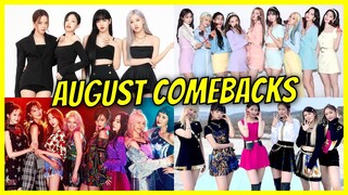 August 2022 Comebacks, Debuts, and Releases To Look Forward To