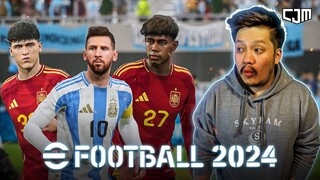 Mencoba Gameplay EURO 2024 & Copa América 2024 di eFootball