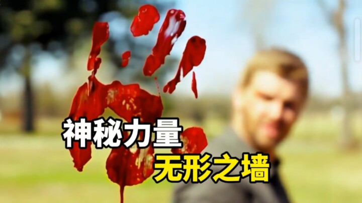 Pria itu dengan hati-hati mengulurkan tangannya dan menyadari ada dinding tak kasat mata di depannya