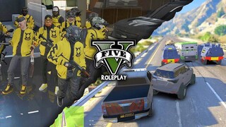 PENGIRIMAN SENJATA !! PENGAWALAN KETAT DARI KEPOLISIAN - GTA V ROLEPLAY