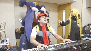 (การแสดงดนตรี) [YYUT] Pokémon บรรเลงเปียโนการต่อสู้ของซินเทีย