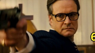 [4K benar 60 frame] Kingsman-Church ditembak sampai akhir