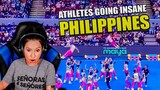 LATINA REACTS to PHILIPPINES NU PEP SQUAD - 2022 UAAP CHEERDANCE COMPETITION // DAAAANG!!!