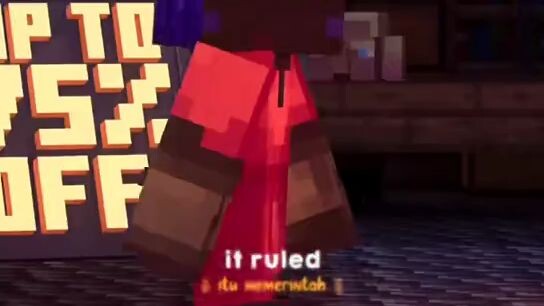 last Friday night Minecraft