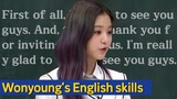 Wonyoung is secretly fluent in english 😮