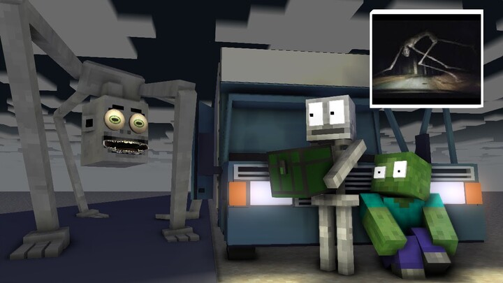 MONSTER SCHOOL : HORROR COUNTRY ROAD CHALLENGE - MINECRAFT ANIMATION