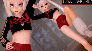 MMD ฮิคารี่ - ลิซ่า - MONEY (Full ver)