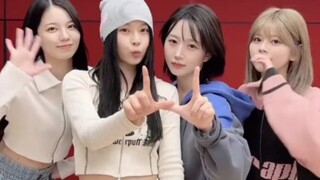 JYP联动！【NiziU + NMIXX】新歌HEARTRIS舞蹈挑战