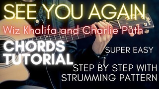 Wiz Khalifa and Charlie Puth - See You Again Chords (Guitar Tutorial) for Acoustic Cover