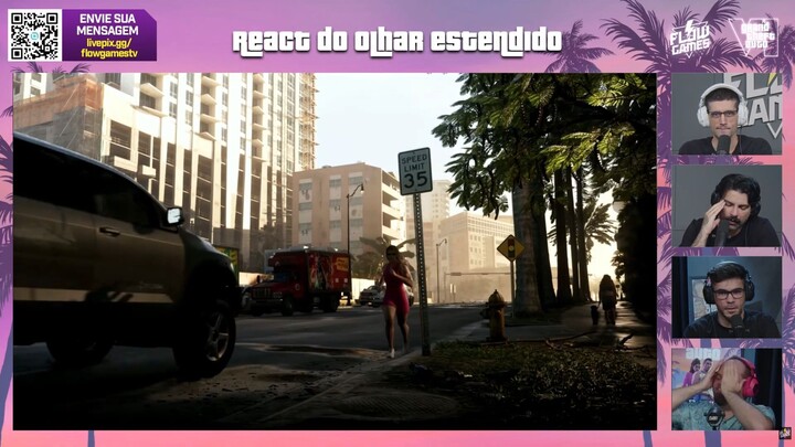 REACT GTA 6 UM OLHAR ESTENDIDO! #flowgames