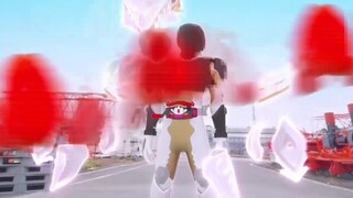 The king of desserts! Japanese version of Kamen Rider Super Movable Series Gabu Cake King form simpl