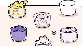 【Q版宝可梦】体验猫猫感觉的的宝可梦们
