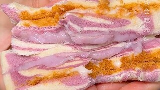 #แซนด์วิชเผือกหมูหยอง ตอนนี้พ่อลำเอียงขนาดนี้เลยเหรอ? อย่าลืมดูจนจบนะ~ #รักชีวิตรักอาหาร#แนะนำอาหารอ