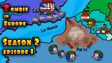 Zombie in Europe. Countryballs. Episodes 1. Season 2