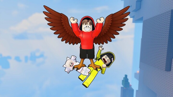 Yuta, Mio Dan Baby Celine Main Obby Tapi Jadi Burung  ROBLOX