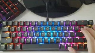 รีวิว คีย์บอร์ดพกพา Full RGB ราคาไม่ถึงพัน Tsunami MK-68 Pro (Outemu Switch)