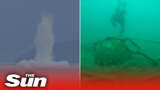 Croatian police detonates WW2 underwater mine