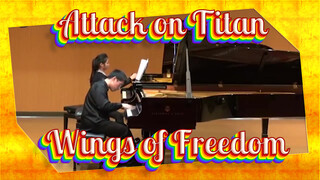 Attack on Titan| Wings of Freedom Piano Version |Speed of hand is too fast to watch