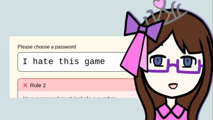 【The Password Game】I've heard this is impossible