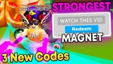 Wow I Bought Strongest Magnet & OMEGA PETS in Magnet Simulator update 22 codes