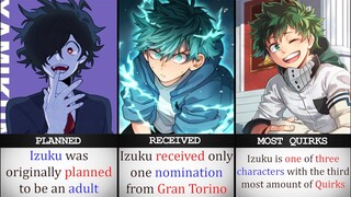 FACTS ABOUT IZUKU MIDORIYA YOU MIGHT NOT KNOW