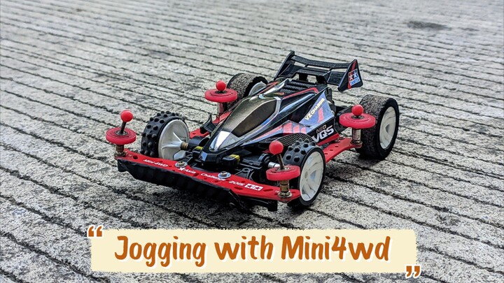 Jogging with Mini4wd #tamiya #streetmini4wd