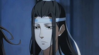 "Hey, Lan Zhan, Lan Zhan, don't go, I'm talking nonsense, I'm not good, don't ignore me~"