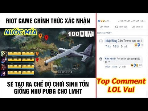 Top Comment - Những Bình Luận Game Liên Minh Huyền Thoại Bá Đạo ( Phần 1 )