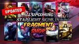 All Upcoming Starlight Skin in Rare Skin Fragment Shop with Release Date | July Starlight | MLBB