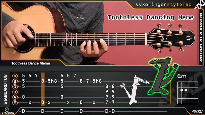 Toothless Dancing Meme (Driftveil City) Played on Acoustic Guitar