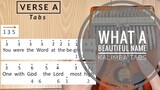 What A Beautiful Name - Hillsong Worship | Kalimba Tabs and Tutorial