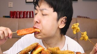Oppa buys all kinds of fried skewers from Shandong Fried Skewers Store! Realize the freedom of fried