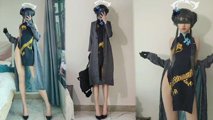 A challenge initiated by my bro: wear clothes in size M that Fei Xiao wears!! Oh no, I did too many 