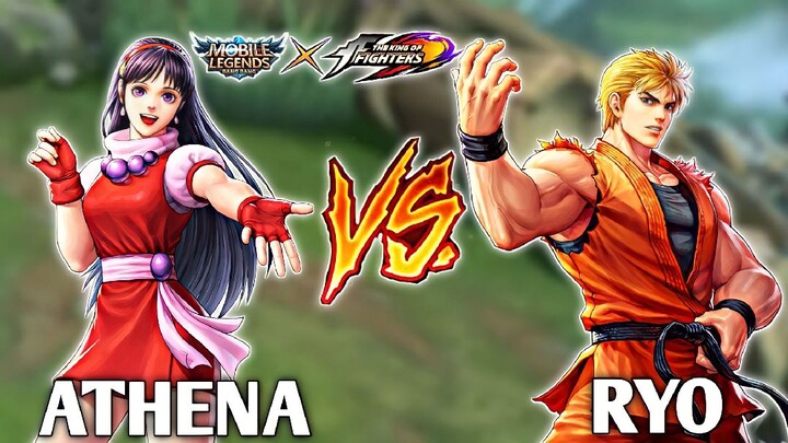 THE KING OF FIGTHERS X MOBILE LEGENDS | ATHENA V.S RYO ( 4K Resolution )