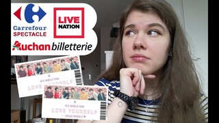 Getting Tickets for BTS (방탄소년단) in France // SPEAK YOURSELF STADIUM TOUR