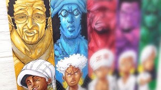 Drawing Admirals as Seraphim | One Piece | ワンピース