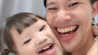 生日快乐...哈哈哈哈哈哈哈#人类幼崽#萌娃#露兮粑粑#小小露兮