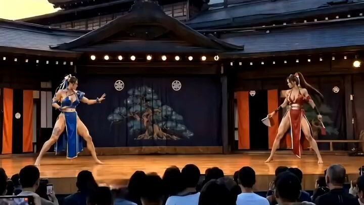 Chun lee vs mai on the stage