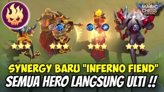 SEMUA HERO LANGSUNG ULTI COY !! COMBO THARZ 3 INFERNO FIEND SYNERGY TERBARU MAGIC CHESS UPDATE 2024!