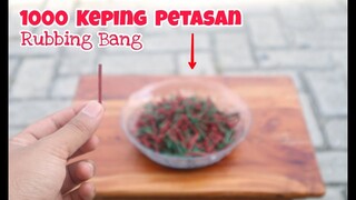 EKSPERIMEN: 1000 Keping Petasan RUBBINGBANG #viral #mercon