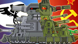 【Tank Animation】VK-44 VS KV-44#2 (cooked)