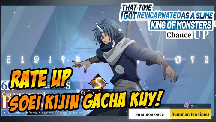 GACHA RATE UP SOEI KIJIN! WAJIB GACHA BUAT YANG PUNYA SOUKA - TENSURA : KING OF MONSTER INDONESIA