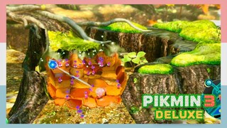 Building The Red Bridge In Twilight River & Bridge Pieces Locations | Pikmin 3 Deluxe