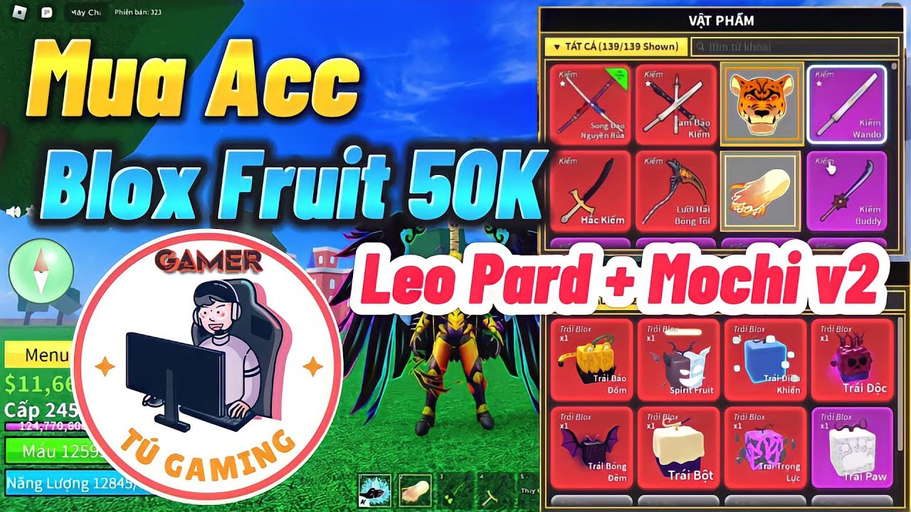 Roblox | Conta blox fruits com mais de 50K