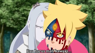 Boruto keluarkan mode baru melihat naruto dan hinata dibuang kawaki kedimensi lain - Ch. 77