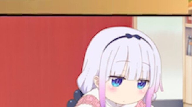 When you were watching "Miss Kobayashi's Dragon Maid Season 2", a friend came over...