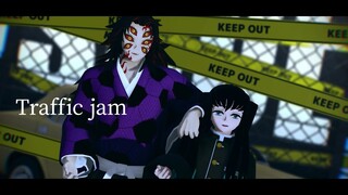 【鬼滅のMMD・Demon Slayer MMD】トラフィック・ジャム【黒死牟 Kokushibou／時透無一郎 Muichirou Tokitou】