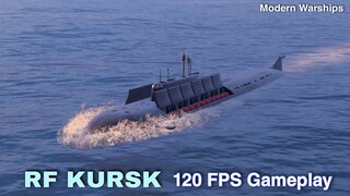 Modern Warships: RF KURSK submarine online match gameplay.